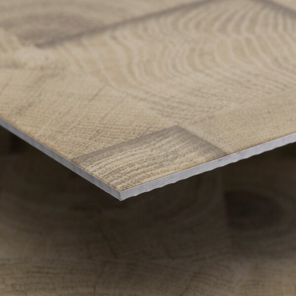 Lucida Surfaces LUCIDA SURFACES, FabCore Oak Block 12 in. x24 in. 3mm 28MIL Glue Down Luxury Vinyl Tiles , 60PK - FC-3502PLT