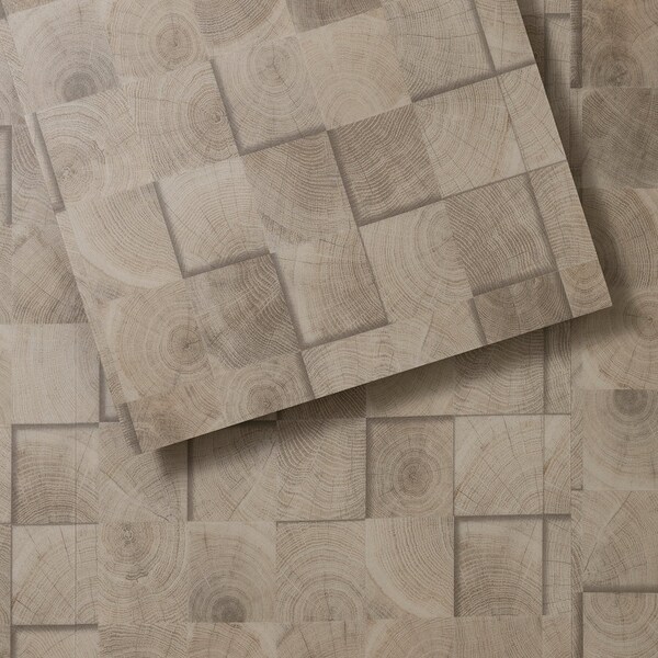 Lucida Surfaces LUCIDA SURFACES, FabCore Oak Block 12 in. x24 in. 3mm 28MIL Glue Down Luxury Vinyl Tiles , 60PK - FC-3502PLT