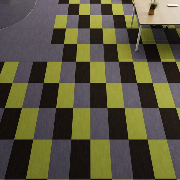 Lucida Surfaces LUCIDA SURFACES, FabCore Wild Indigo 12 in. x24 in. 3mm 28MIL Glue Down Luxury Vinyl Tiles , 60PK - FC-3303PLT