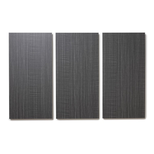 Lucida Surfaces LUCIDA SURFACES, FabCore Iron Weave 12 in. x24 in. 3mm 28MIL Glue Down Luxury Vinyl Tiles , 60PK - FC-3606PLT