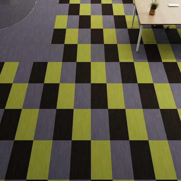 Lucida Surfaces LUCIDA SURFACES, FabCore Lilypad 12 in. x24 in. 3mm 28MIL Glue Down Luxury Vinyl Tiles , 60PK - FC-3310PLT