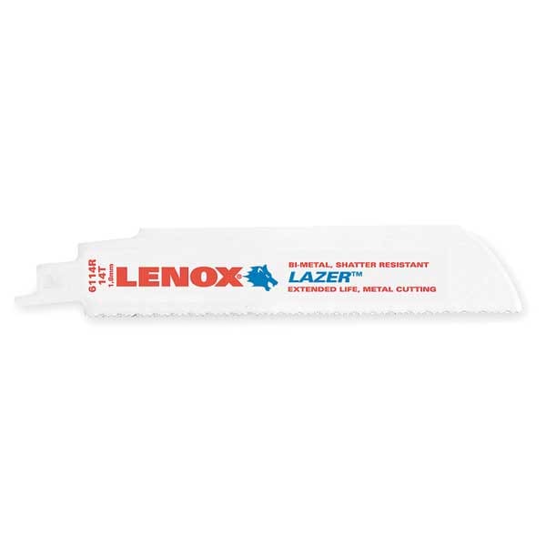 Lenox 6" L x Metal Cutting Reciprocating Saw Blade - 201726114R