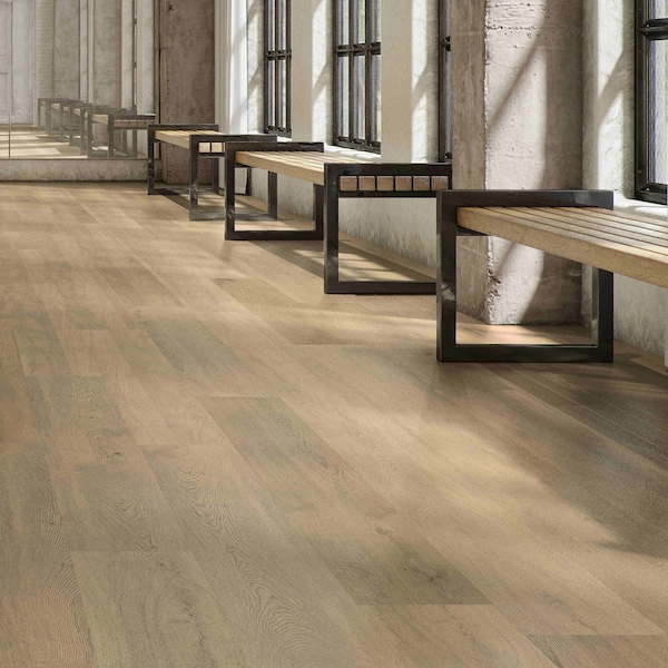 Daltile Asher Bend 9in. x 71in. Rigid Click Luxury Vinyl Flooring 26.50 Sq Ft, 6PK - AB2397120L65MSX