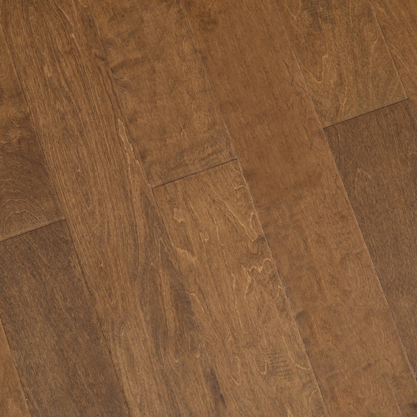 Mohawk Basics Natural Engineered Wood w/ Long-lasting Finish in Caf Birch, 5 in. x 12-48 in. - LFW02-99