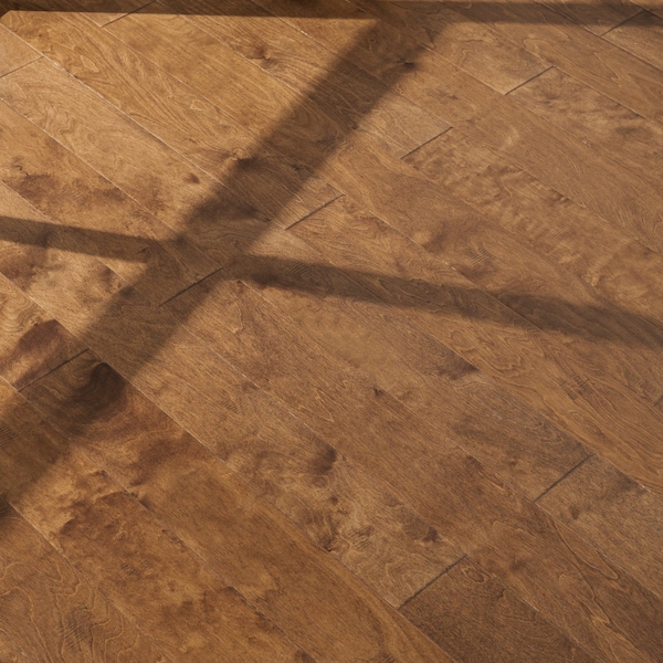 Mohawk Basics Natural Engineered Wood w/ Long-lasting Finish in Caf Birch, 5 in. x 12-48 in. - LFW02-99