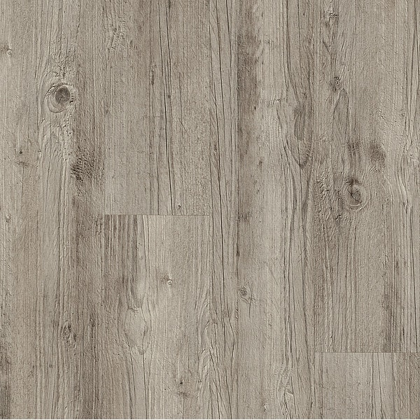 Armstrong Vinyl Floor Tiles, 6 in W, Weathered Gray - U5010651
