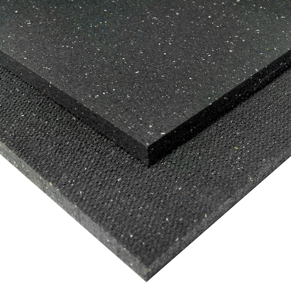 Rubber-Cal Shark Tooth Heavy Duty Mat, Black, 3/4-Inch x 3 x 4-Feet - 03_109_W_34