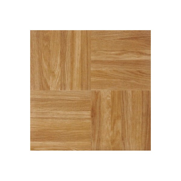 Achim Importing Achim Nexus Self Adhesive Vinyl Floor Tile 12in x 12in, Oak Parquet, 20 Pack - FTVWD23220