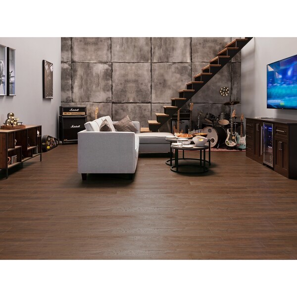 Newage Products Stone Composite 600 sqft 8.85in x 46in LVP Bundle - Forest Oak - 12457