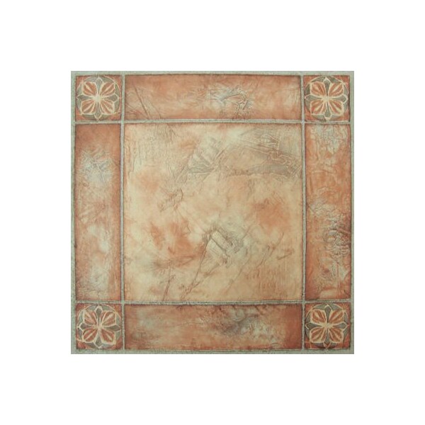 Achim Importing Achim Nexus Self Adhesive Vinyl Floor Tile 12in x 12in, Spanish Rose, 20 Pack - FTVMA44620