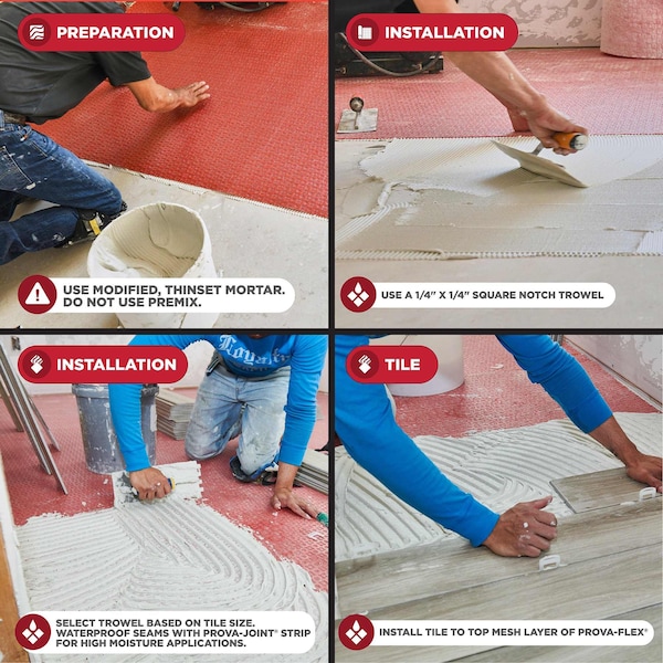 M-D Building Products 3.28 in. x 82 ft. PROVA-FLEX Underlayment Roll 269 SQ FT - TT8004RED82R