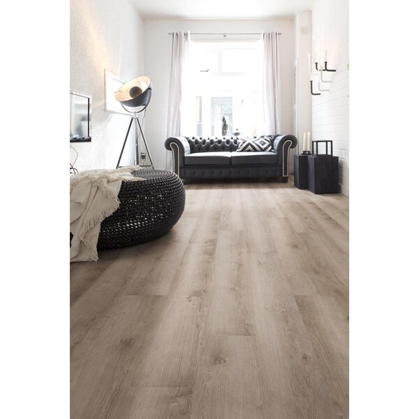 Celebracion 7 x 47.9 in. Flexxfloor Savanna Vinyl Plank Flooring Brown - CE3570691