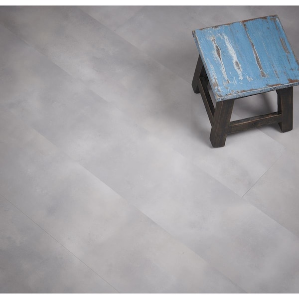 Celebracion 9 x 47.9 in. Flexxfloor Mont Blanc Vinyl Plank Flooring Gray - CE3029674