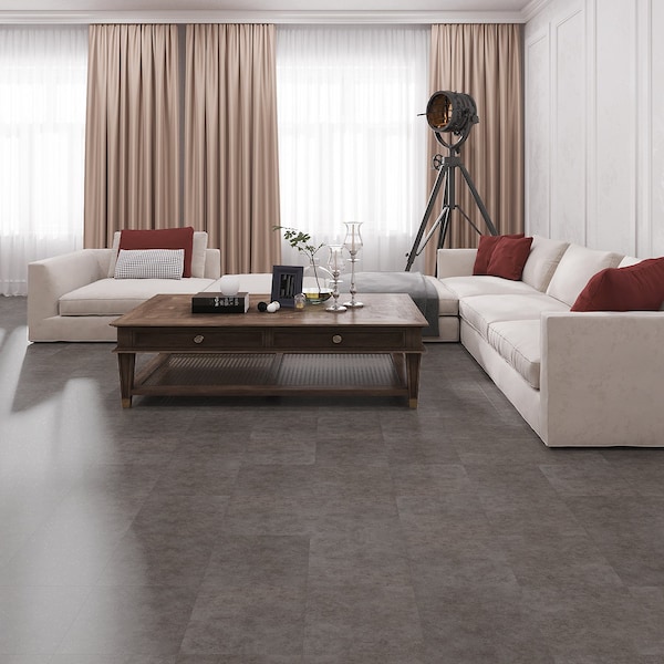 Lucida Surfaces LUCIDA SURFACES, BaseCore Wool 12 in. x12 in. 2mm 12MIL Peel & Stick Vinyl Plank (99 Cases 3564 sq.ft. / Pallet), 99PK - BC-916PLT