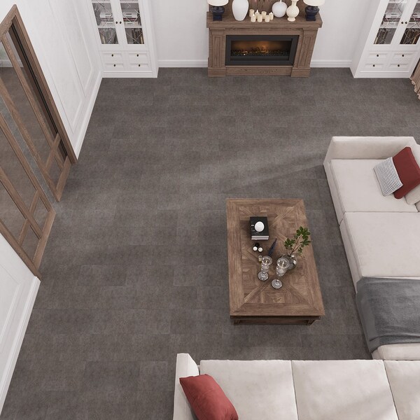 Lucida Surfaces LUCIDA SURFACES, BaseCore Wool 12 in. x12 in. 2mm 12MIL Peel & Stick Vinyl Plank (99 Cases 3564 sq.ft. / Pallet), 99PK - BC-916PLT