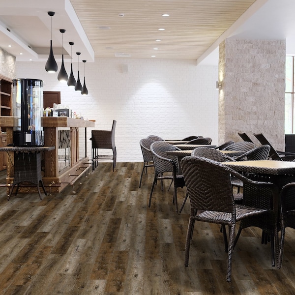 Lucida Surfaces LUCIDA SURFACES, GlueCore Ombre 7 5/16 in. x48 in. 3mm 22MIL Glue Down Luxury Vinyl Planks , 60PK - GC-309PLT