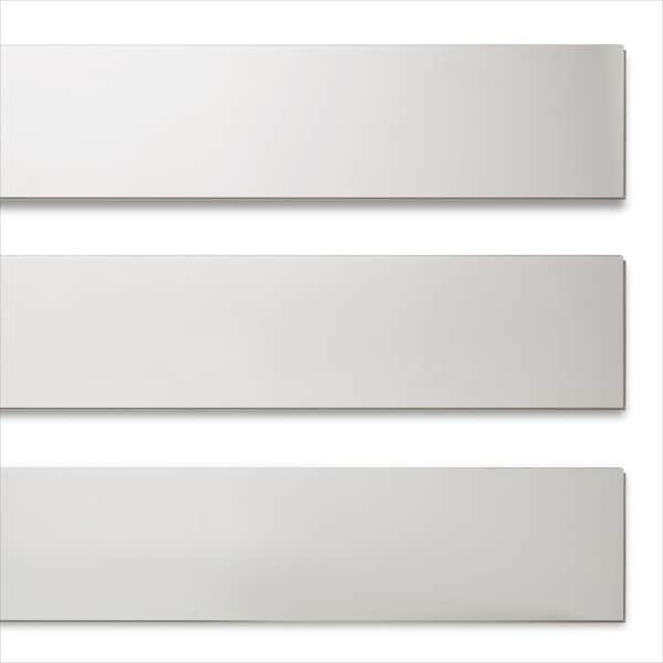 Lucida Surfaces LUCIDA SURFACES, MaxCore Piano White 7 5/16 in. x48 in. 5.8mm 22MIL Interlocking Luxury Vinyl Planks , 45PK - MC-512PLT