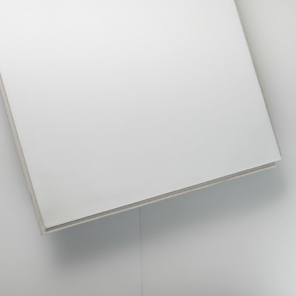 Lucida Surfaces LUCIDA SURFACES, MaxCore Piano White 7 5/16 in. x48 in. 5.8mm 22MIL Interlocking Luxury Vinyl Planks , 45PK - MC-512PLT