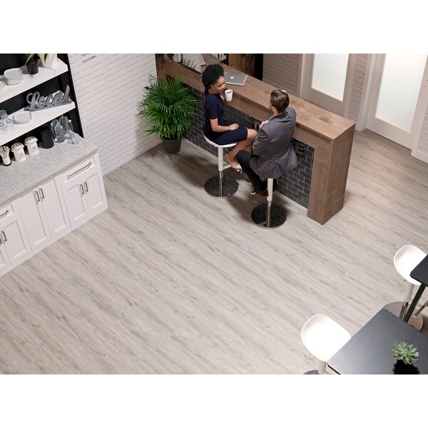 Newage Products Stone Composite 800 sqft 8.85in x 46in LVP Bundle, Gray Oak - 12462