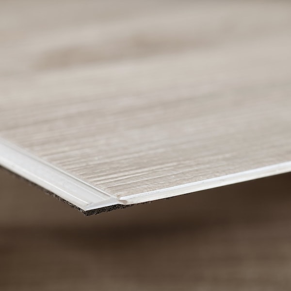 Lucida Surfaces LUCIDA SURFACES, MaxCore Silver Leaf 7 5/16 in. x48 in. 5.8mm 22MIL Interlocking Luxury Vinyl Planks , 45PK - MC-503PLT