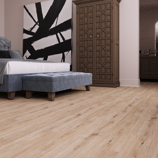 Lucida Surfaces LUCIDA SURFACES, MaxCore Hesonite 7 5/16 in. x48 in. 5.8mm 22MIL Interlocking Luxury Vinyl Planks , 45PK - MC-505PLT
