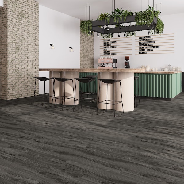 Lucida Surfaces LUCIDA SURFACES, PresCore Weathered 6 in. x 36 in. 2mm 12MIL Glue Down Luxury Vinyl Planks (54 sq.ft per case), 36PK - PC-1107
