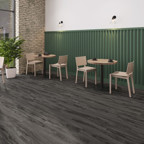 Lucida Surfaces LUCIDA SURFACES, PresCore Weathered 6 in. x 36 in. 2mm 12MIL Glue Down Luxury Vinyl Planks (54 sq.ft per case), 36PK - PC-1107