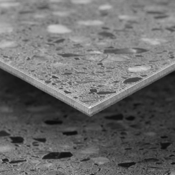 Lucida Surfaces LUCIDA SURFACES, MosaiCore Alpine Rock  Rhombus 9.75 in. x17 in. 3mm 28MIL Glue Down Luxury Vinyl Tiles , 99PK - SC-4254PLT