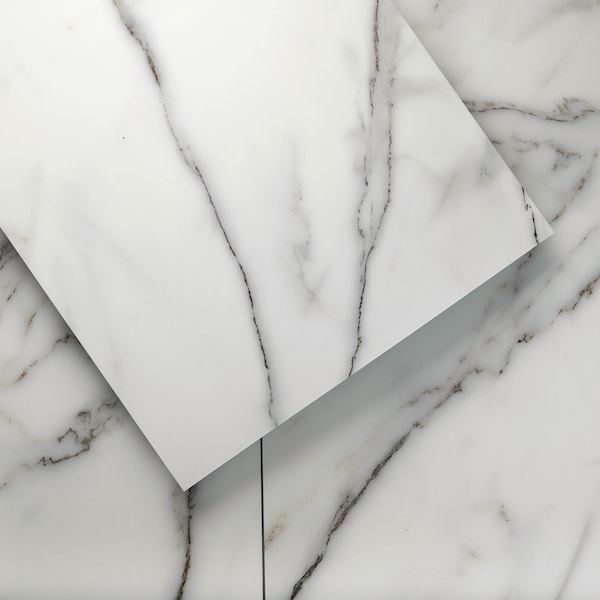 Lucida Surfaces LUCIDA SURFACES, GlueCore Whitestone 12 in. x24 in. 3mm 22MIL Glue Down Luxury Vinyl Tiles 2376 sq.ft./Pallet, 66PK - GC-322PLT