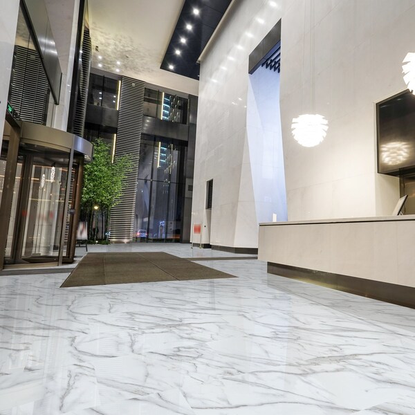 Lucida Surfaces LUCIDA SURFACES, GlueCore Whitestone 12 in. x24 in. 3mm 22MIL Glue Down Luxury Vinyl Tiles 2376 sq.ft./Pallet, 66PK - GC-322PLT
