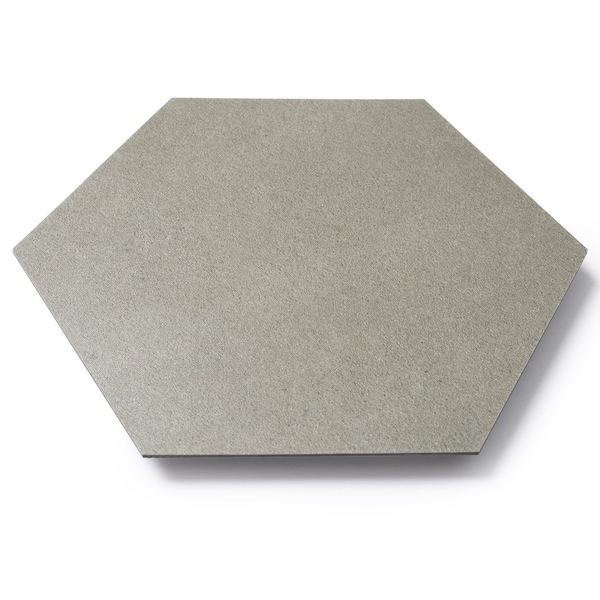 Lucida Surfaces LUCIDA SURFACES, MosaiCore Pewter Hexagon 8.8 in. x10.375 in. 3mm 28MIL Glue Down Luxury Vinyl Tiles , 25PK - SC-4158