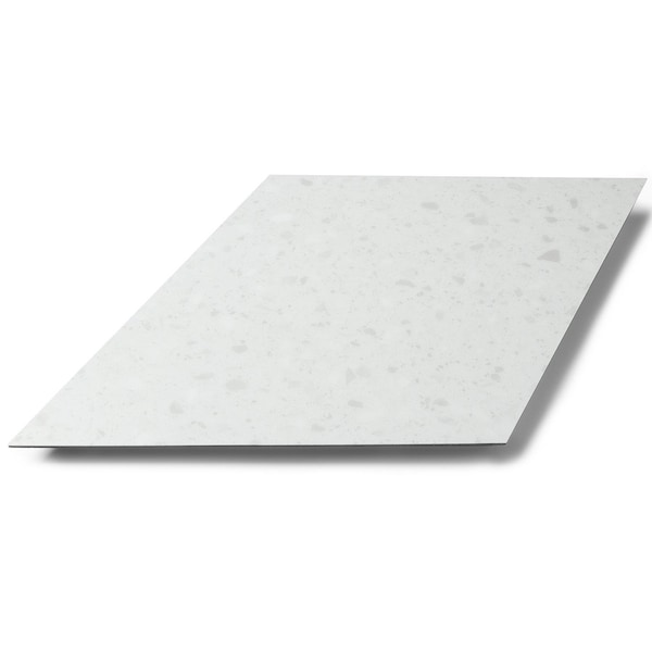 Lucida Surfaces LUCIDA SURFACES, MosaiCore Ivory Rock  Rhombus 9.75 in. x17 in. 3mm 28MIL Glue Down Luxury Vinyl Tiles , 99PK - SC-4253PLT