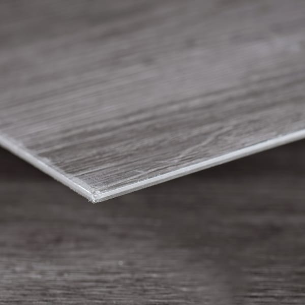 Lucida Surfaces LUCIDA SURFACES, GlueCore Slate Gray 7 5/16 in. x48 in. 3mm 22MIL Glue Down Luxury Vinyl Planks , 60PK - GC-314PLT