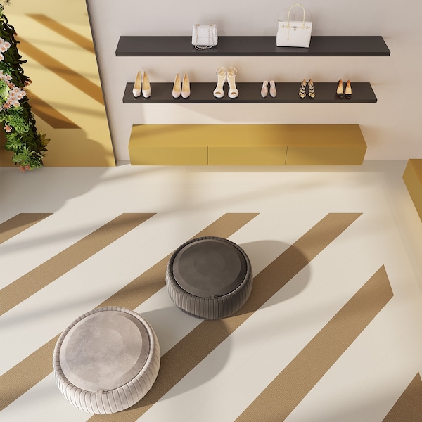 Lucida Surfaces LUCIDA SURFACES, FabCore Platinum Knit 12 in. x24 in. 3mm 28MIL Glue Down Luxury Vinyl Tiles , 60PK - FC-3701PLT
