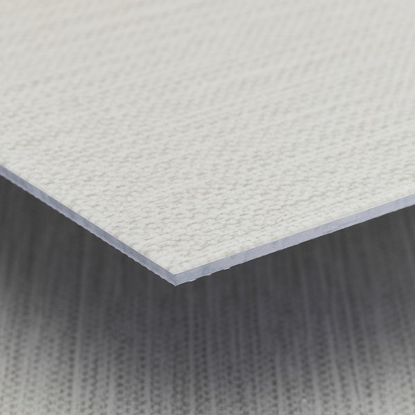 Lucida Surfaces LUCIDA SURFACES, FabCore Platinum Knit 12 in. x24 in. 3mm 28MIL Glue Down Luxury Vinyl Tiles , 60PK - FC-3701PLT