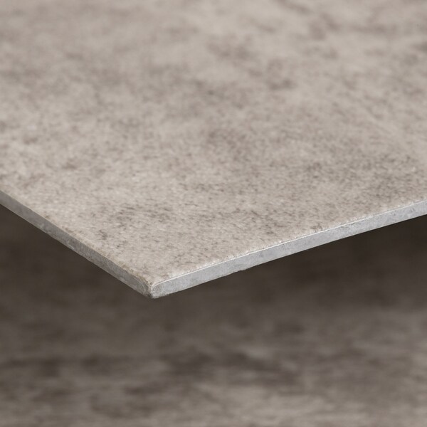 Lucida Surfaces LUCIDA SURFACES, BaseCore Cement 12 in. x12 in. 2mm 12MIL Peel & Stick Vinyl Plank , 99PK - BC-915PLT