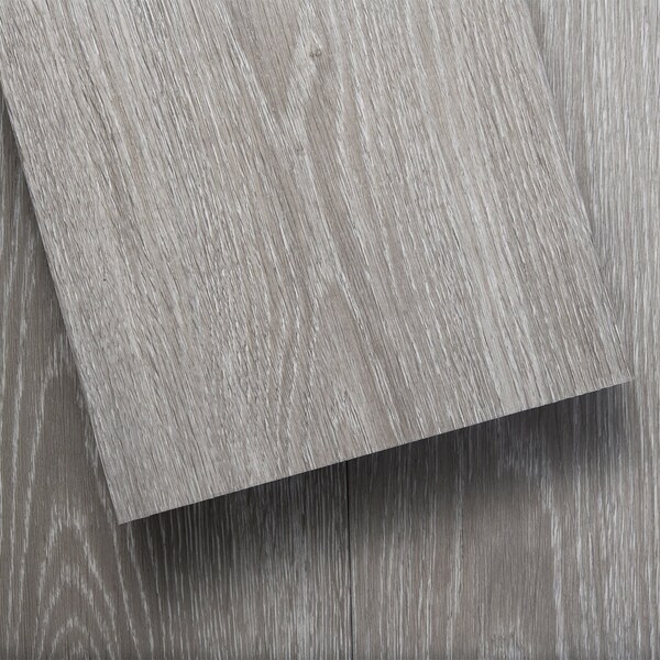 Lucida Surfaces LUCIDA SURFACES, GlueCore Seal Gray 7 5/16 in. x48 in. 3mm 22MIL Glue Down Luxury Vinyl Planks , 60PK - GC-312PLT