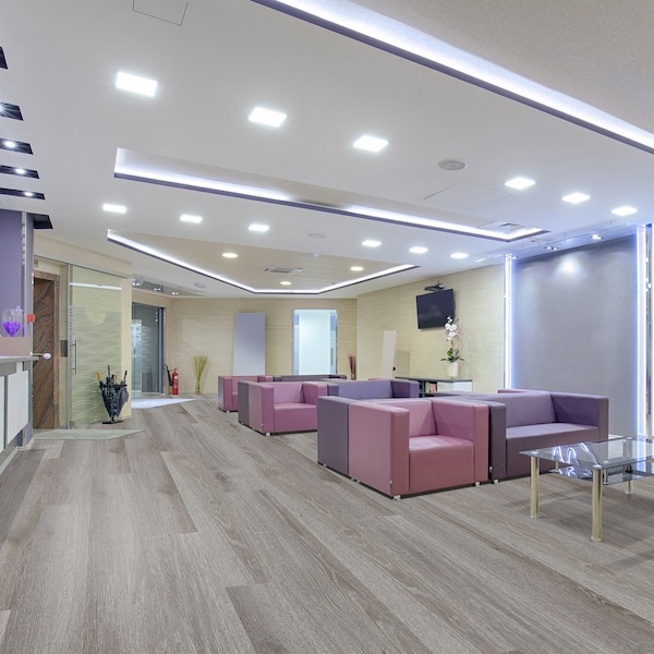 Lucida Surfaces LUCIDA SURFACES, GlueCore Seal Gray 7 5/16 in. x48 in. 3mm 22MIL Glue Down Luxury Vinyl Planks , 60PK - GC-312PLT