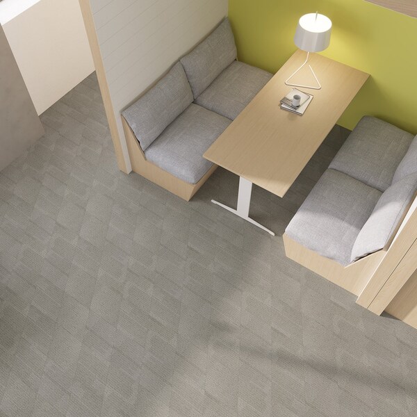 Lucida Surfaces LUCIDA SURFACES, MosaiCore Fleece Braid  Rhombus 9.75 in. x17 in. 3mm 28MIL Glue Down Luxury Vinyl Tiles , 26PK - SC-4204