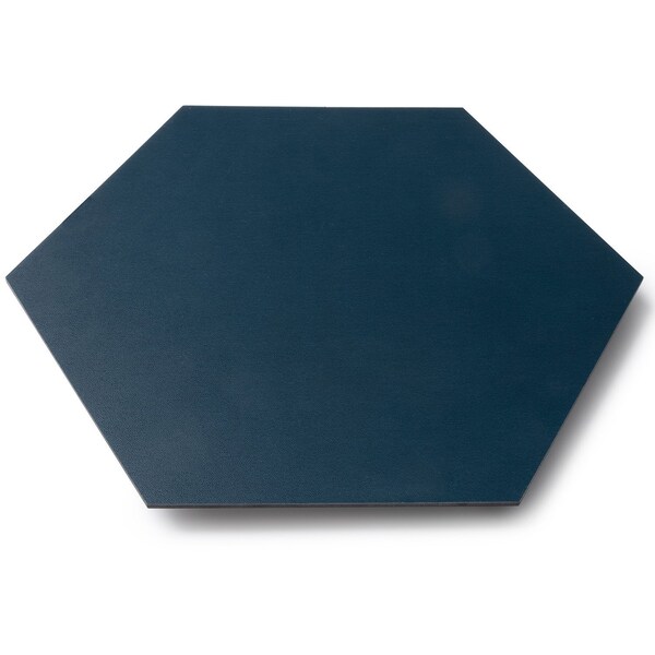 Lucida Surfaces LUCIDA SURFACES, MosaiCore Midnight Hexagon 8.8 in. x10.375 in. 3mm 28MIL Glue Down Luxury Vinyl Tiles , 99PK - SC-4103PLT