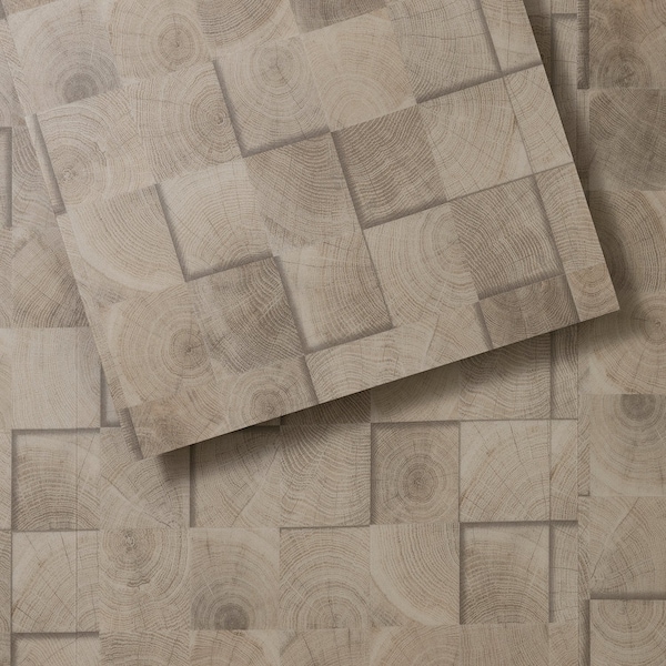 Lucida Surfaces LUCIDA SURFACES, FabCore Oak Block 12 in. x 24 in. 3mm 28MIL Glue Down Luxury Vinyl Tiles (36 sq.ft), 18PK - FC-3502