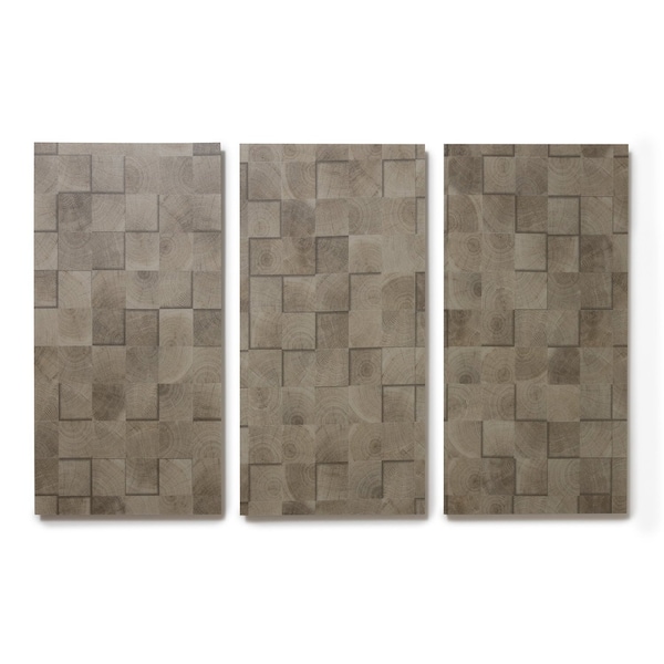 Lucida Surfaces LUCIDA SURFACES, FabCore Oak Block 12 in. x 24 in. 3mm 28MIL Glue Down Luxury Vinyl Tiles (36 sq.ft), 18PK - FC-3502