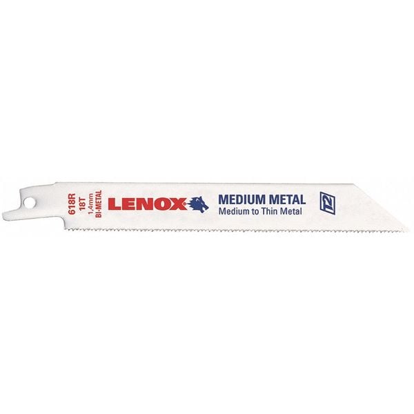 Lenox 3" L x Metal Cutting Reciprocating Saw Blade - 20521318RC