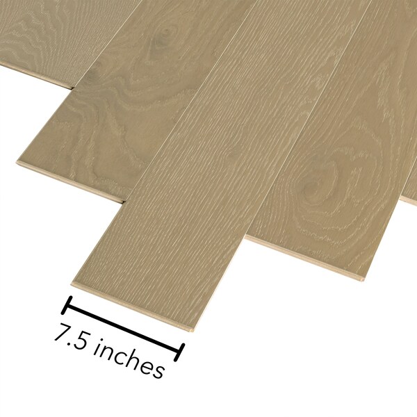 Mohawk Elite Natural Engineered Wood, Longer Planks in Sea Bottle Oak, 7.5 in. x 86.7 in. RL - LFW11-30