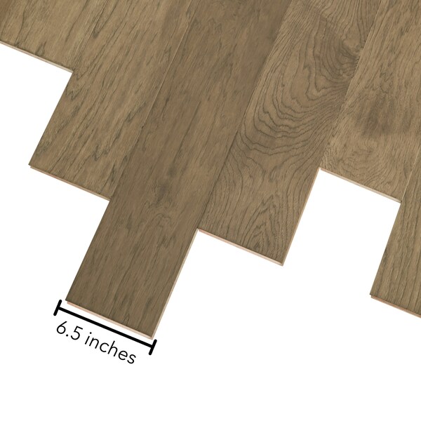 Mohawk Advance Natural Engineered Wood w/ Long-lasting Finish in Alamo Hickory, 6.5 in. x 9.5-48 in. - LFW05-91