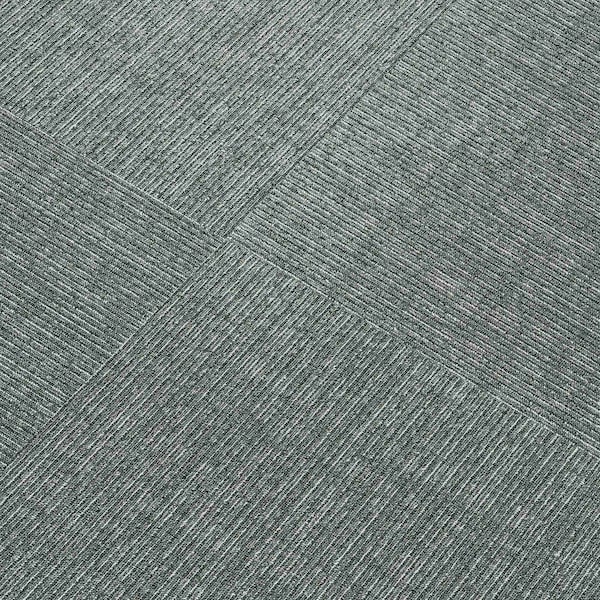 Mohawk Mohawk Basics 24 x 24 Carpet Tile SAMPLE with EnviroStrand PET Fiber in Slate - EB303-949