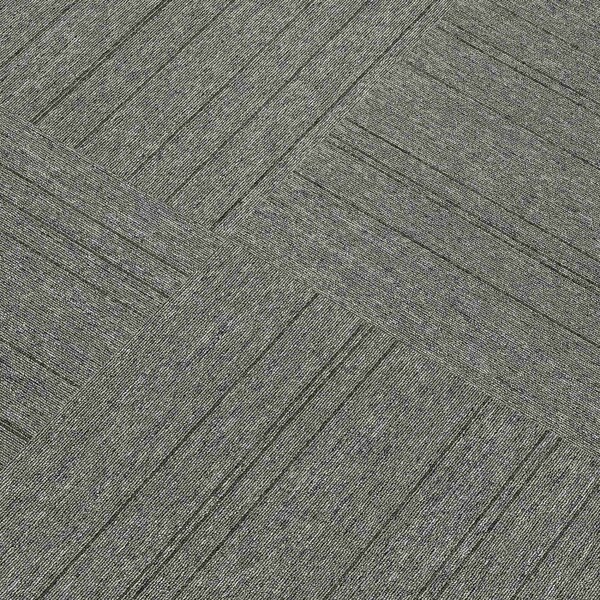 Mohawk Mohawk Basics 24 x 24 Carpet Tile with EnviroStrand PET Fiber in Iron 96 sq ft per carton - EQ301-949