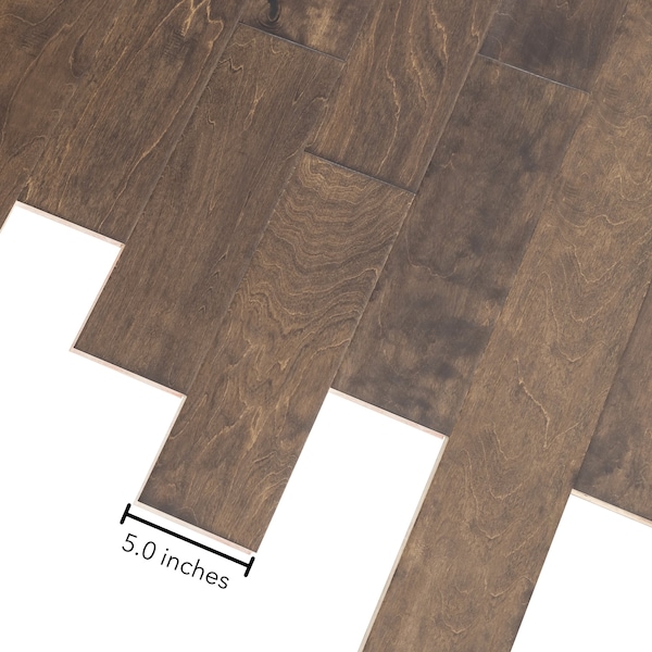 Mohawk Basics Natural Engineered Wood w/ Long-lasting Finish in Winter Birch, 5 in. x 12-48 in. - LFW02-97