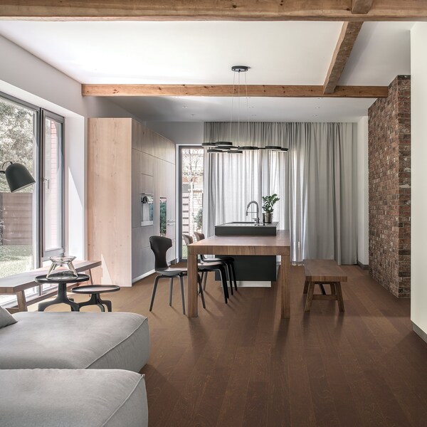 Mohawk Basics Natural Engineered Wood w/ Long-lasting Finish in Winter Birch, 5 in. x 12-48 in. - LFW02-97