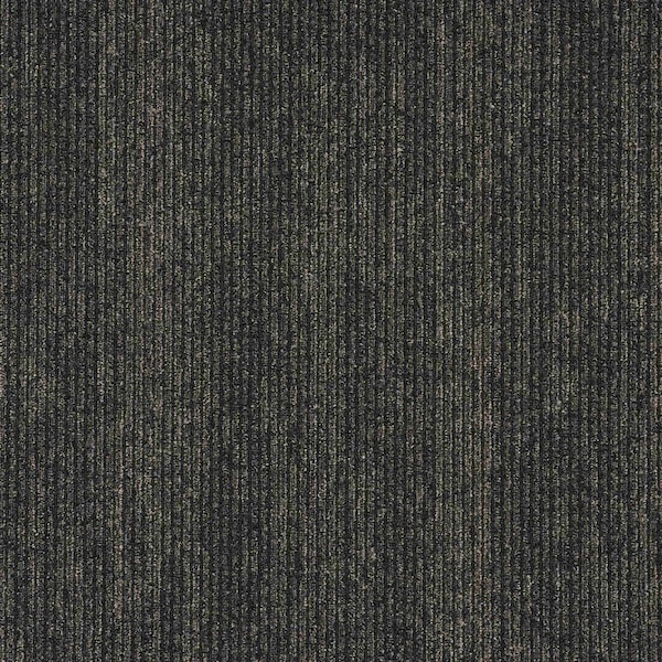 Mohawk Mohawk Elite 24 x 24 Carpet Tile SAMPLE with Colorstrand Nylon Fiber in Ebony - EB310-989